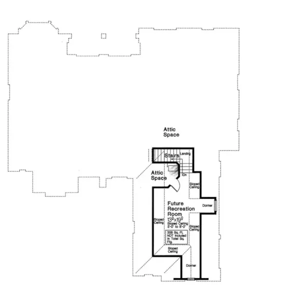 Neoclassical House Plan Second Floor - Colvill Park Ranch Home 036D-0217 - Shop House Plans and More