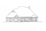 Ranch House Plan Rear Elevation - 036D-0217 - Shop House Plans and More
