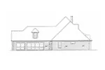 Traditional House Plan Right Elevation - 036D-0217 - Shop House Plans and More