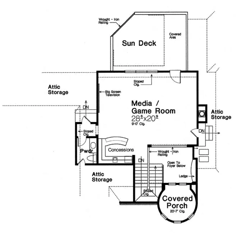 Luxury House Plan Second Floor - Holstein Estate Luxury Home 036D-0218 - Search House Plans and More