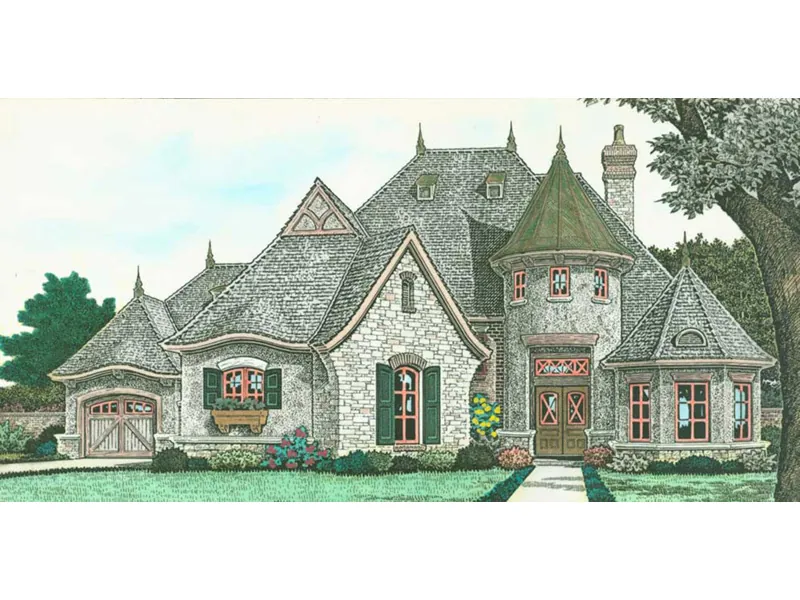 Victorian House Plan Front Photo 07 - Holstein Estate Luxury Home 036D-0218 - Search House Plans and More