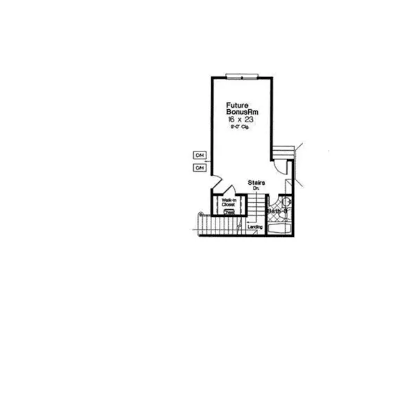 Second Floor - Bellham European Home 036D-0224 - Shop House Plans and More