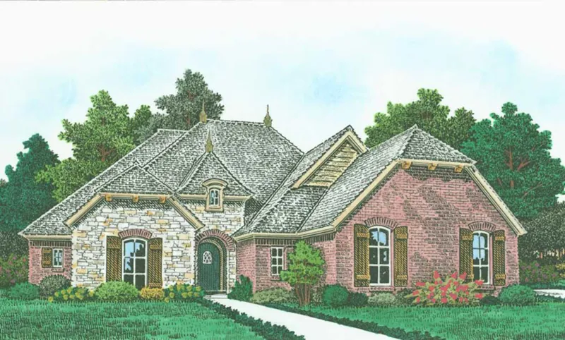 Front of Home - 036D-0224 - Shop House Plans and More