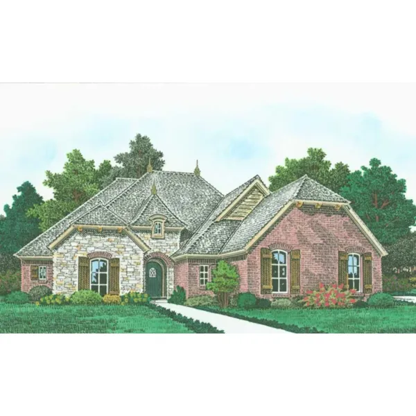 Front of Home - Bellham European Home 036D-0224 - Shop House Plans and More