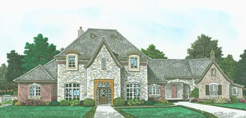 Front of Home - 036D-0225 - Shop House Plans and More