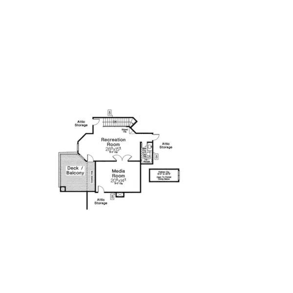 Second Floor - Joelle Luxury European Home 036D-0232 - Shop House Plans and More