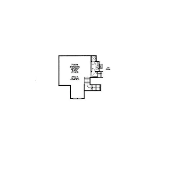 Rustic House Plan Second Floor - 036D-0238 - Shop House Plans and More