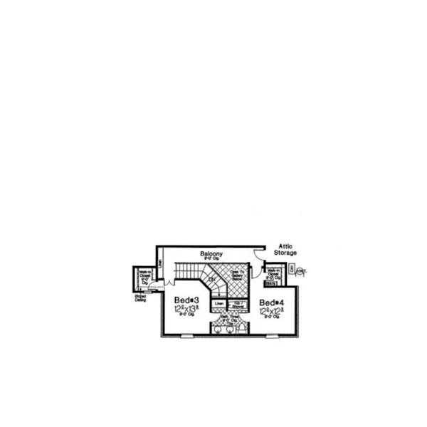 Florida House Plan Second Floor - Montecito Hill Luxury Home 036D-0242 - Shop House Plans and More