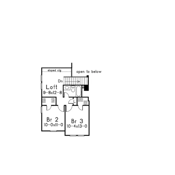 Traditional House Plan Second Floor - Wistar Neoclassical Home 037D-0001 - Shop House Plans and More