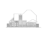 Modern House Plan Rear Elevation - Wistar Neoclassical Home 037D-0001 - Shop House Plans and More