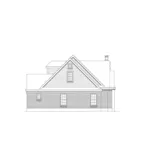 Waterfront House Plan Left Elevation - Darbytown English Cottage Home 037D-0002 - Search House Plans and More