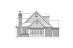 Lake House Plan Right Elevation - Darbytown English Cottage Home 037D-0002 - Search House Plans and More