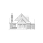 Waterfront House Plan Right Elevation - Darbytown English Cottage Home 037D-0002 - Search House Plans and More