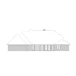 Southern House Plan Rear Elevation - Ramsbury Grove Modern Home 037D-0003 - Shop House Plans and More