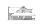 Southern House Plan Left Elevation - Lakeway Country Home 037D-0004 - Shop House Plans and More