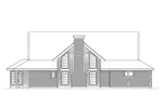Southern House Plan Rear Elevation - Lakeway Country Home 037D-0004 - Shop House Plans and More