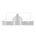 Country House Plan Rear Elevation - Lakeway Country Home 037D-0004 - Shop House Plans and More