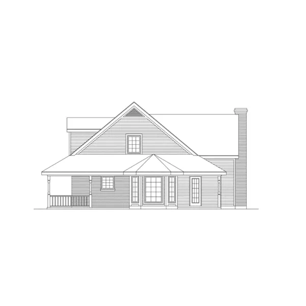 Country House Plan Right Elevation - Lakeway Country Home 037D-0004 - Shop House Plans and More