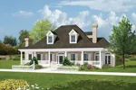 Traditional House Plan Front Image - Salisbury Park Southern Home 037D-0005 - Shop House Plans and More