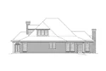 Traditional House Plan Rear Elevation - Salisbury Park Southern Home 037D-0005 - Shop House Plans and More