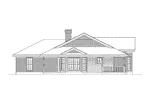 Modern House Plan Left Elevation - Pagehurst Modern Ranch Home 037D-0006 - Shop House Plans and More