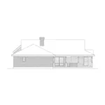 Southern House Plan Rear Elevation - Pagehurst Modern Ranch Home 037D-0006 - Shop House Plans and More