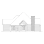 Southern House Plan Left Elevation - Berwickshire Cottage Home 037D-0007 - Search House Plans and More