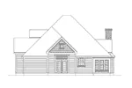Southern House Plan Rear Elevation - Berwickshire Cottage Home 037D-0007 - Search House Plans and More