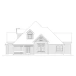 Southern House Plan Right Elevation - Berwickshire Cottage Home 037D-0007 - Search House Plans and More