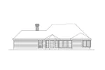 Ranch House Plan Rear Elevation - Smithfield Modern European Home 037D-0008 - Shop House Plans and More