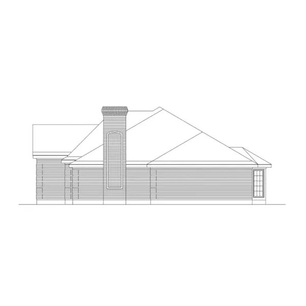 European House Plan Right Elevation - Smithfield Modern European Home 037D-0008 - Shop House Plans and More