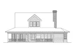 Lake House Plan Rear Elevation - Springwood Country Home 037D-0009 - Shop House Plans and More