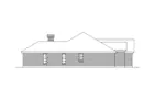 Ranch House Plan Left Elevation - Richmond Ranch Home 037D-0010 - Shop House Plans and More