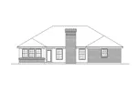 Traditional House Plan Rear Elevation - Richmond Ranch Home 037D-0010 - Shop House Plans and More