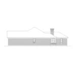 Traditional House Plan Right Elevation - Richmond Ranch Home 037D-0010 - Shop House Plans and More