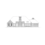 Ranch House Plan Rear Elevation - Ashwood Traditional Ranch Home 037D-0011 - Search House Plans and More