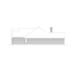 Ranch House Plan Right Elevation - Ashwood Traditional Ranch Home 037D-0011 - Search House Plans and More