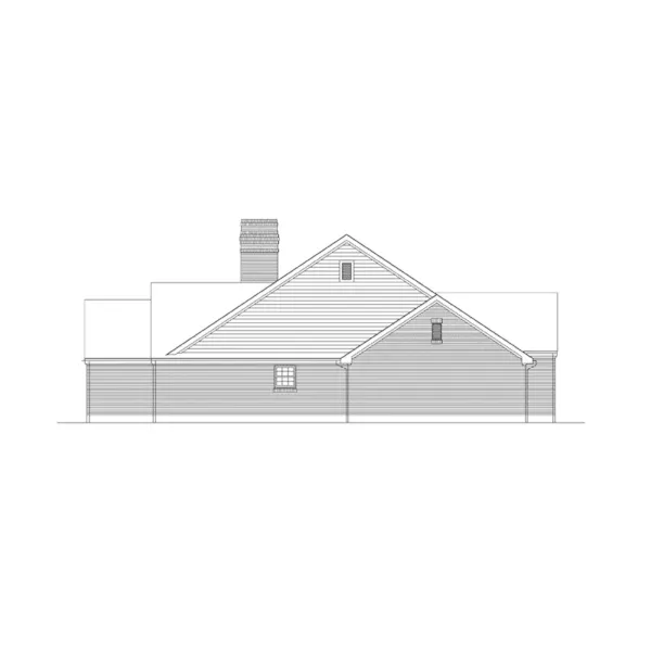 Country House Plan Left Elevation - Winford Ranch Home 037D-0012 - Shop House Plans and More