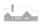 Traditional House Plan Rear Elevation - Winford Ranch Home 037D-0012 - Shop House Plans and More