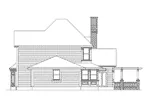 Modern House Plan Rear Elevation - Jamestown Country Farmhouse 037D-0013 - Search House Plans and More