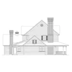 Southern House Plan Left Elevation - Kingsland Country Farmhouse 037D-0014 - Search House Plans and More