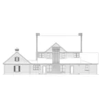 Southern House Plan Rear Elevation - Kingsland Country Farmhouse 037D-0014 - Search House Plans and More