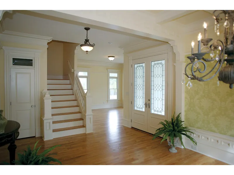 Victorian House Plan Foyer Photo - Oakville Country Farmhouse 037D-0015 - Shop House Plans and More
