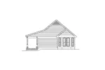 Acadian House Plan Right Elevation - Harrison Acadian Ranch Home 037D-0017 - Search House Plans and More