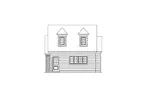 Bungalow House Plan Right Elevation - Canton Cove Vacation Home 037D-0019 - Search House Plans and More