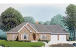 Traditional House Plan Front Image - Lindenwood Ranch Home 037D-0020 - Shop House Plans and More