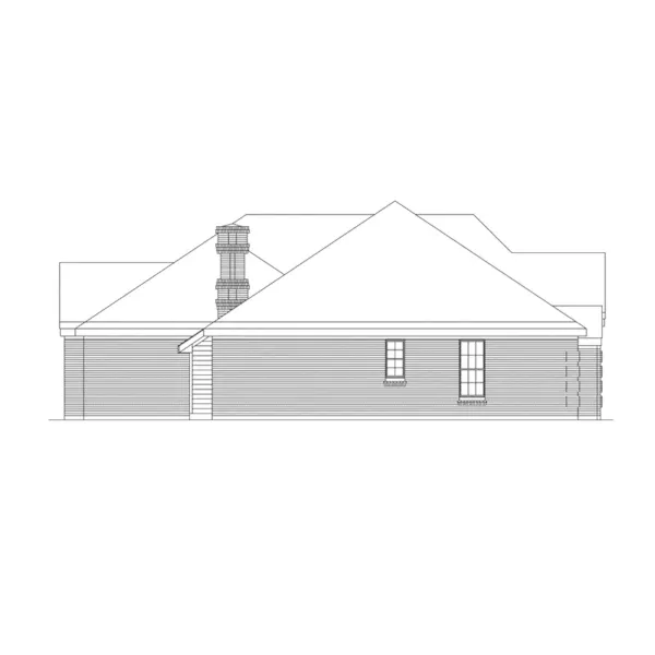 Modern House Plan Left Elevation - Alexander Ranch Home 037D-0021 - Search House Plans and More