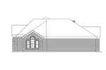 Ranch House Plan Right Elevation - Alexander Ranch Home 037D-0021 - Search House Plans and More