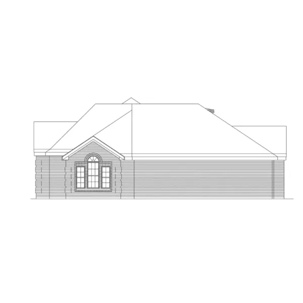 Modern House Plan Right Elevation - Alexander Ranch Home 037D-0021 - Search House Plans and More