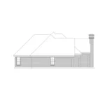 Traditional House Plan Left Elevation - Twinbrooke Ranch Home 037D-0022 - Shop House Plans and More